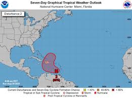 ONAMET advierte formación temprana de disturbio tropical al este del Caribe